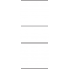 10602 - Label Size 115mm x 33mm - 1900 labels per roll 