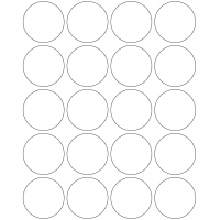 10604 - Label Size 55mm dia - 4740 labels per roll