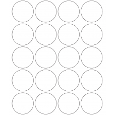 10604 - Label Size 55mm dia - 4740 labels per roll 