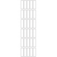 10605 - Label Size 13mm x 44mm - 7110 labels per roll