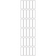 10605 - Label Size 13mm x 44mm - 7110 labels per roll 