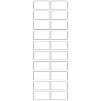 10610 - Label Size 48.5mm x 25.4mm - 4740 labels per roll