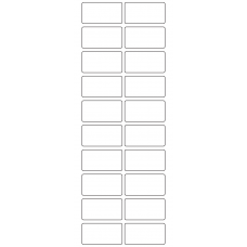 10610 - Label Size 48.5mm x 25.4mm - 4740 labels per roll 