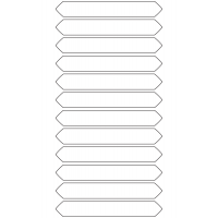 10624 - Label Size 124.71mm x 18mm - 3310 labels per roll