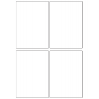 10626 - Label Size 84mm x 120mm - 1100 labels per roll