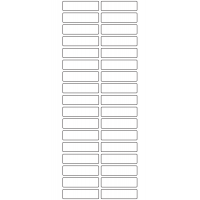 10627 - Label Size 46mm x 12mm - 9370 labels per roll