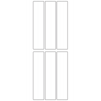 10628 - Label Size 27mm x 120mm - 1650 labels per roll