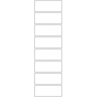 10631 - Label Size 79mm x 32mm - 2000 labels per roll