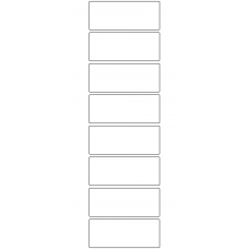 10631 - Label Size 79mm x 32mm - 2000 labels per roll 