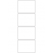 10642 - Label Size 97mm x 70mm - 950 labels per roll 