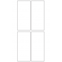 10643 - Label Size 57mm x 129mm - 1040 labels per roll