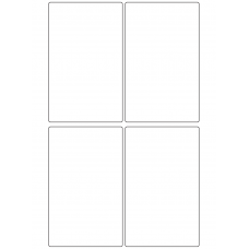 10644 - Label Size 80mm x 130mm - 1040 labels per roll 