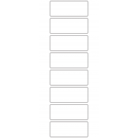 10645 - Label Size 75mm x 30mm - 2080 labels per roll