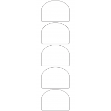 10647 - Label Size 90.023mm x 68mm - 980 labels per roll 