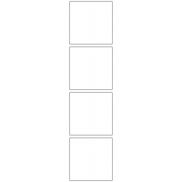10651 - Label Size 75mm x 75mm - 880 labels per roll
