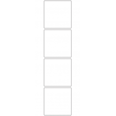 10651 - Label Size 75mm x 75mm - 880 labels per roll 