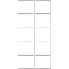 10656 - Label Size 74mm x 60mm - 2200 labels per roll 