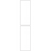 10658 - Label Size 69mm x 166mm - 410 labels per roll