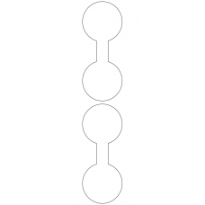 10661 - Label Size 65mm x 160mm - 420 labels per roll 