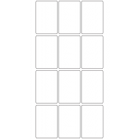 10668 - Label Size 44mm x 68mm - 2940 labels per roll