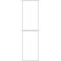 10670 - Label Size 80mm x 148mm - 460 labels per roll