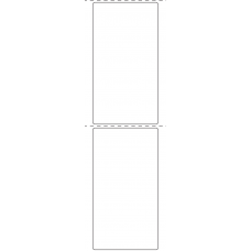 10670 - Label Size 80mm x 148mm - 460 labels per roll 