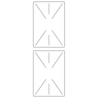10671 - Label Size 65mm x 95mm - 690 labels per roll