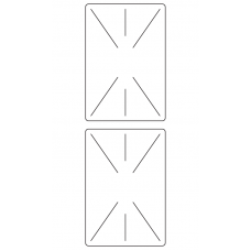 10671 - Label Size 65mm x 95mm - 690 labels per roll 