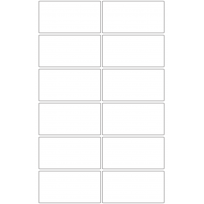 10672 - Label Size 116mm x 60mm - 2200 labels per roll 