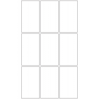 10681 - Label Size 58mm x 102mm - 1980 labels per roll