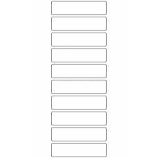 10683 - Label Size 75mm x 18mm - 3240 labels per roll 