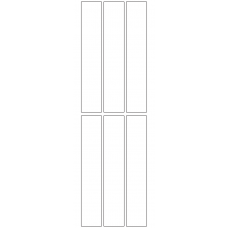 10687 - Label Size 30mm x 160mm - 1270 labels per roll 