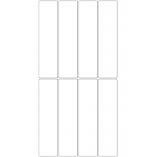 10688 - Label Size 50mm x 206mm - 1340 labels per roll 