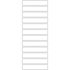 10694 - Label Size 102mm x 20mm - 3010 labels per roll 
