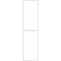 10700 - Label Size 80mm x 160mm - 420 labels per roll