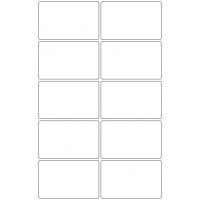 10707 - Label Size 90mm x 56mm - 2370 labels per roll