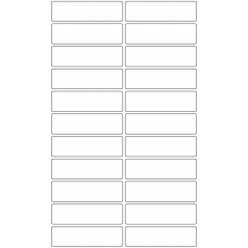 10708 - Label Size 89mm x 25mm - 5000 labels per roll 