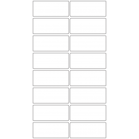 10709 - Label Size 80mm x 35mm - 3640 labels per roll