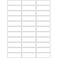 10712 - Label Size 74mm x 25mm - 7500 labels per roll