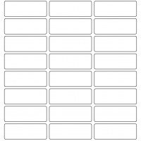 10714 - Label Size 63mm x 23mm - 8020 labels per roll