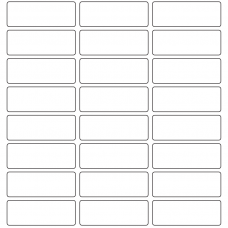 10714 - Label Size 63mm x 23mm - 8020 labels per roll 