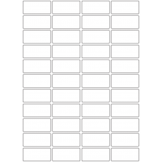 10717 - Label Size 53mm x 25mm - 10000 labels per roll 