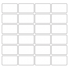 10718 - Label Size 52mm x 31mm - 8020 labels per roll 