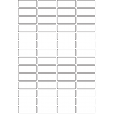 10719 - Label Size 50mm x 19mm - 12730 labels per roll 