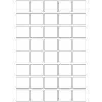 10720 - Label Size 40mm x 35mm - 9090 labels per roll