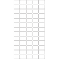 10721 - Label Size 40mm x 28mm - 11020 labels per roll