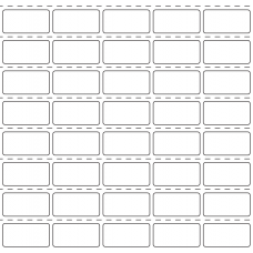10722 - Label Size 40mm x 20mm - 13360 labels per roll 