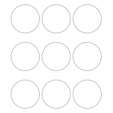 10728 - Label Size 74mm dia - 2130 labels per roll 