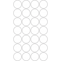 10730 - Label Size 41mm dia - 6360 labels per roll