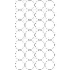 10730 - Label Size 41mm dia - 6360 labels per roll 